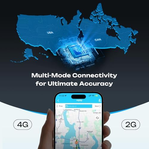 4G LTE GPS Tracker for Vehicles & Cars 90-Day Battery Life, Real-Time Tracking & Geo-Fencing Alerts, USA/Canada Coverage Multi Alerts with Car Tracker Design (Subscription Required) - Image 3