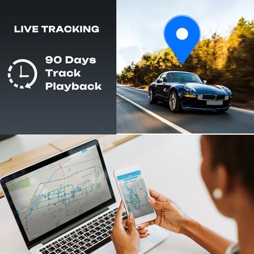 4G LTE GPS Tracker for Vehicles & Cars 90-Day Battery Life, Real-Time Tracking & Geo-Fencing Alerts, USA/Canada Coverage Multi Alerts with Car Tracker Design (Subscription Required) - Image 4