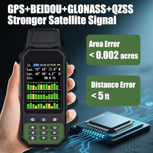 ZL190 Handheld GPS for Surveying, High Precision GPS Surveying Equipment for Mountainous Land Slope and Flat Field Outdoor Use - Image 5